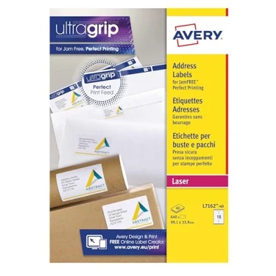 Imagen de Avery QuickPEEL L7162 40 Etiquetas Adhesivas para direcciones