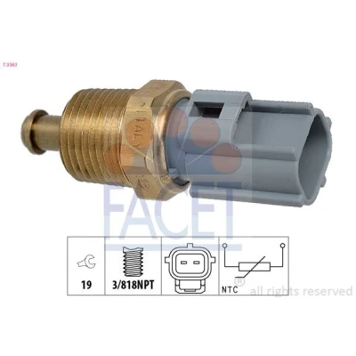 Imagen de FACET 7.3363 Sensor de Temperatura Aceite 3/818NPT Made in Italy OE Equivalent FORD: Cougar Coupé, KA Hatchback, Transit Mk4 Furgón