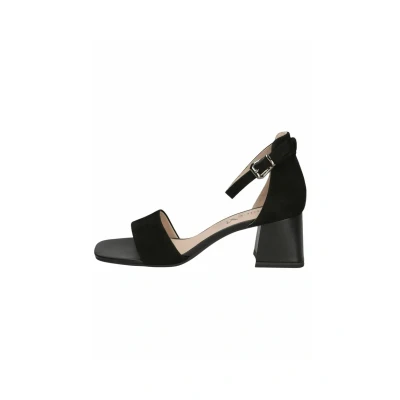 Imagen de CAPRICE Mujer 9 28301 42, Sandalia con talón, Piel Negra, 39 EU