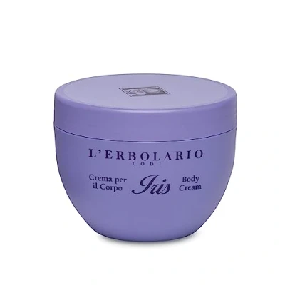 Imagen de L&#039;Erbolario, Crema Corporal de Iris, Hidratante, Tratamiento Sedoso y Suavizante, Perfumada, Tamaño 300 ml