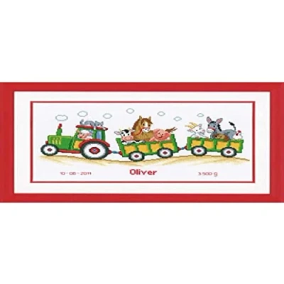 Imagen de Vervaco Cortina, Algodón, Multicolor, 36 x 19cm