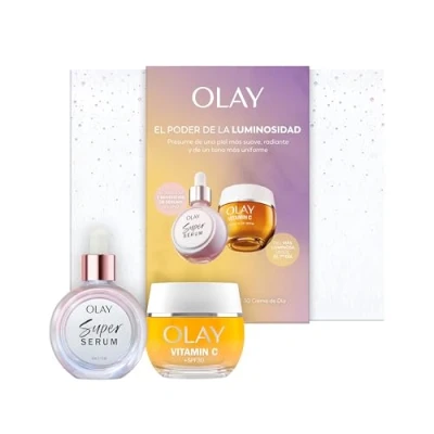 Imagen de PACK ESPECIAL: Olay Vitamin C Crema De Día Hidratante Con SPF 30, 50ml y Super Sérum, Sérum Facial Hidratante, 30 ml. Para Una Piel Luminosa