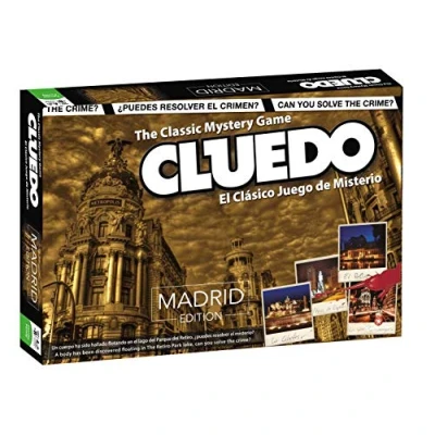 Imagen de Winning Moves cluedo Madrid Misterios En La Capital Española para 2 6 Jugadores, Juegos de Mesa niños 8 años y Fans Madrid, Juego