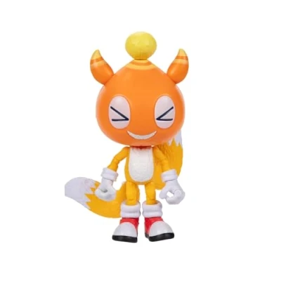 Imagen de Sonic 3 la Película Figura de Acción Tails 13 cm Incluye Accesorio Sombrero Articulada Jakks Pacific