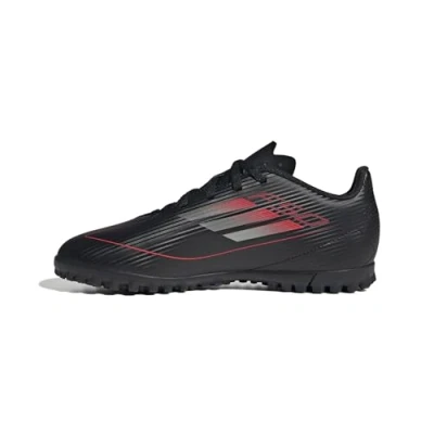 Imagen de adidas Performance F50 CLUB TF Unisex Botas de fútbol multitacos para niños, Talla: 34, Core black/iron metallic/lucid red Zapatos
