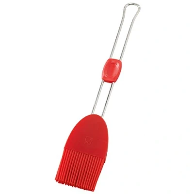 Imagen de Dr. Oetker Flexxibel Pincel de Pastelería 26 cm, Acero Inoxidable y Silicona, Apto para Lavavajillas, Antiadherente, Resistente a Temperatura entre 40ºC +230ºC, Color Rojo, 1 ud.