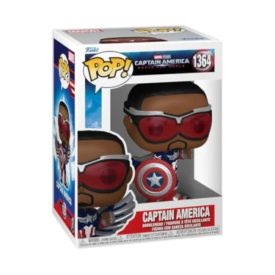 Imagen de Funko Pop! Marvel: Captain America: Brave New World America Figura de Vinilo Coleccionable Idea Regalo Mercancia Oficial Juguetes para Niños y Adultos Movies Fans