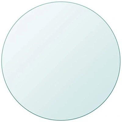 Imagen de vidaXL Superficie de Mesa Redonda Trasnparente Cristal Templado 500 mm Tablero