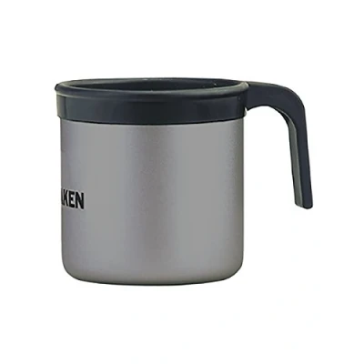 Imagen de Laken Taza de Aluminio Antiadherente con Borde Plástico Negro y Asa 0,4L