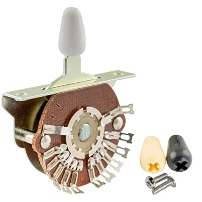 Imagen de Musiclily Pro 5 Posiciones Selector de Pastilla 2 Polos Blade Lever Switch para Guitarra Eléctrica tipo Strat Tele