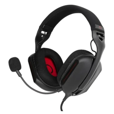 Imagen de Konix Auriculares Gaming con Cable Skylite Ultraligero 218 g Nintendo Switch, Switch Lite y OLED Micrófono 1,5 m Jack 3,5 mm Negro