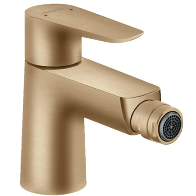 Imagen de hansgrohe Talis E Grifo monomando para bidé (latón cepillado)