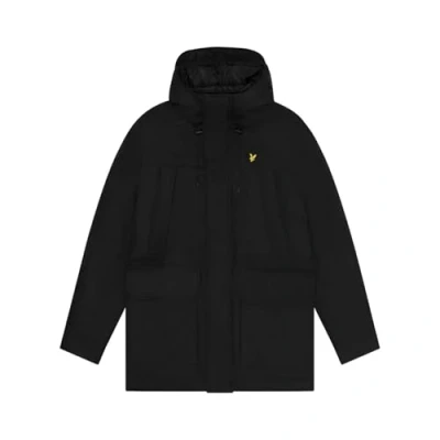 Imagen de Lyle &amp; Scott de los Hombres Parka Microfibra Polar, Negro, S