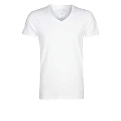 Imagen de JACK &amp; JONES JJEBASIC Camiseta con Cuello en V S/S Noos, Opt White, XS para Hombre