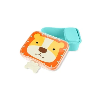 Imagen de Skip Hop Zoo Juego de almuerzo con fiambrera y recipiente para aperitivos