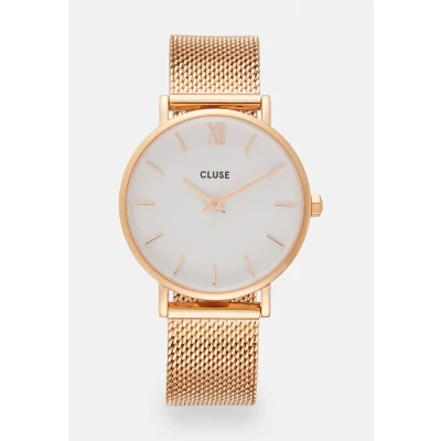 Imagen de Cluse Minuit Reloj Rose goldcoloured/white, Mujer, Talla: One Size, gold coloured/white