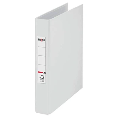 Imagen de Rexel Carpeta de anillas A5, color blanco, 25 mm, 2 juntas tóricas, a elegir, 2115562
