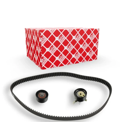Imagen de FEBI BILSTEIN 24803 Kit de correa distribución 129 con perfil redondeado dientes FORD: Focus Mk1 Hatchback, Transit Connect Furgón