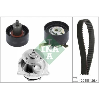 Imagen de INA 530 0066 30 bomba de agua + Kit Distribucion con FORD: Focus Mk1 Hatchback, Tourneo Connect, Familiar