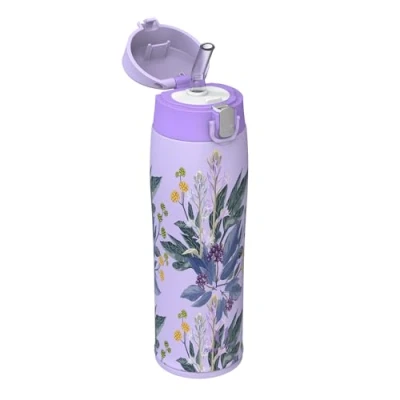 Imagen de Super Sparrow Botella Agua Acero Inoxidable, de Deportiva con Pajita 750ml Termica Niños Sin BPA, para Deporte, Viaje, Oficina