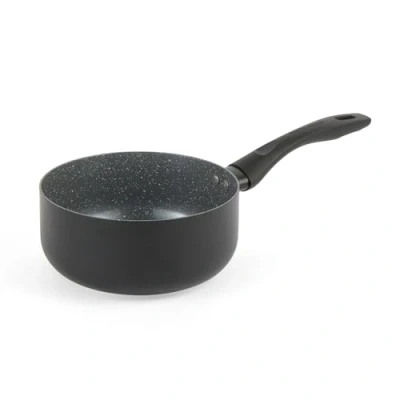 Imagen de Progress BW12911EU7 Cerámica de mármol 18 cm Cazo olla antiadherente con revestimiento cerámico metálico, apto para inducción, utensilios cocina aluminio prensado ligero