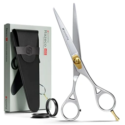 Imagen de Suvorna Tijeras Bigote y Barba Peluqueria Profesional Tesoura Cabeleireiro Tijera Beard Scissors Pelo Cortar Hombre 6 Pulgadas