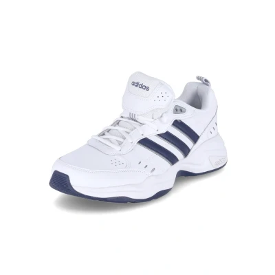 Imagen de adidas Strutter Shoes, Zapatos de Gimnasio y Entrenamiento Hombre, Cloud White/Dark Blue/Matte Silver, 36 EU