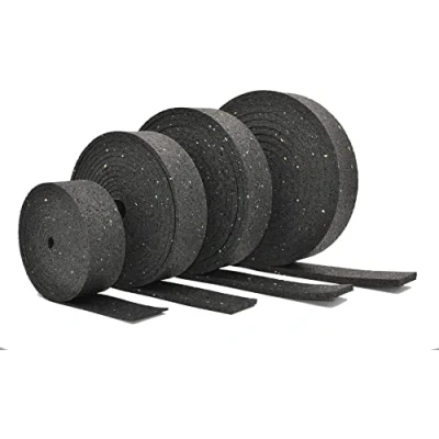 Imagen de My Plast Rollo de almohadillas patio goma resistente al agua para construcción terrazas, 10.000 x 50 10 mm, 1 unidad