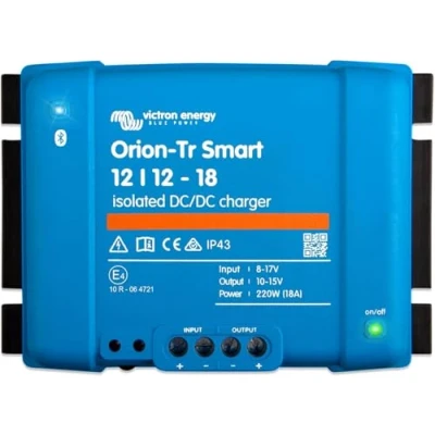Imagen de Victron Energy Orion TR Smart 12/12 Voltios 18 amperios 220 Vatios Cargador CC/CC Aislado (Bluetooth)