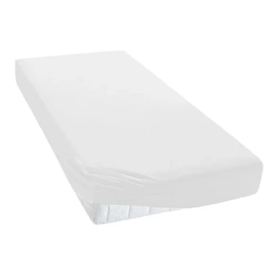 Imagen de Calidad Baby sábana bajera ajustable infantil, 60 x 120 70 140 80 160 con Öko Tex Standart, algodón, weiß 001, 80x160