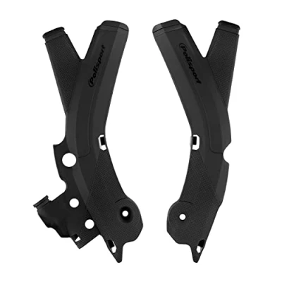 Imagen de POLISPORT 8473000001 Juego de protectores chasis fabricados en plástico duradero y resistente a los impactos compatible con motocicletas Sherco color negro