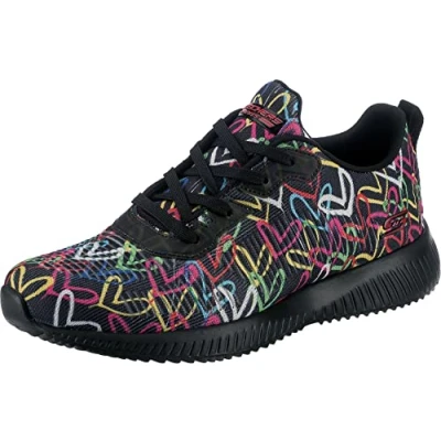 Imagen de Skechers Bobs Squad Starry Love, Sneakers Mujer, Black, 40 EU