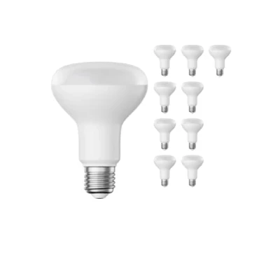 Imagen de ledscom.de 10 unidades Bombilla LED E27, R80, blanco cálido (2700 K), W, 935 lm, mate