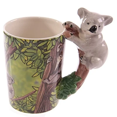 Imagen de Puckator SMUG55 Taza (cerámica, 12, x 9,8 11,2 cm), diseño de Koala