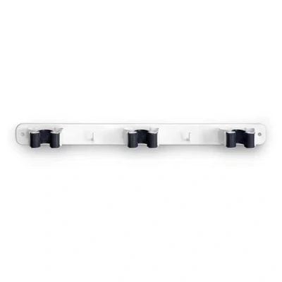 Imagen de Inofix M41524 Colgador 3 escobas adhesivo blanco