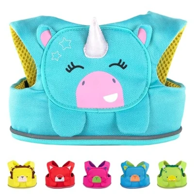 Imagen de Trunki Arnés de Bebé para Caminar y Correa Niños Seguridad ToddlePak Fácil Poner sin Complicaciones Modelo Una Unicornio (Turquesa)