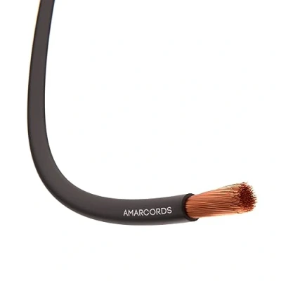 Imagen de Amarcords Cable eléctrico sección 1x4mm, color: NEGRO. Cordón unipolar FS17, 100 metros