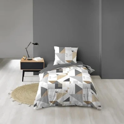 Imagen de douceur d&#039;intérieur Trigone Juego de Cama 2 Piezas (140 x 200 cm), Microfibra Estampada