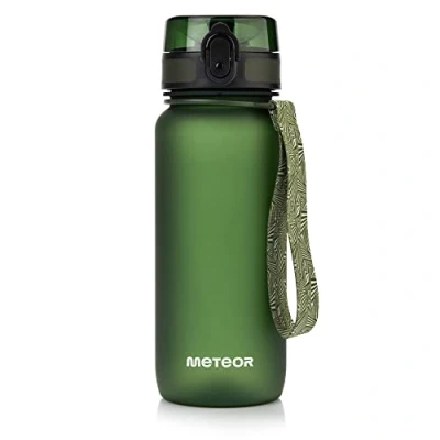 Imagen de meteor Botella Agua sin BPA Tritan Plastico Water Bottle Reutilizable para Niños Juventud y Adultos Deportes Oficina Escuela Gimnasio Ciclismo Correr Picnic