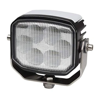 Imagen de HELLA LED Faro de trabajo Power Beam 1500 24V / 12V 1300lm montaje exterior/Conexión roscada Abrazadera giratoria Iluminación largo alcance 1GA 996 288 021