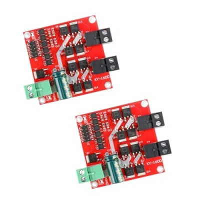 Imagen de 2 unidades XY 160D 7A 160W Dual Circuit DC motor drive module forward inversa PWM speed regulation