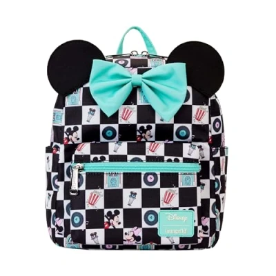 Imagen de Micky &amp; Minnie Loungefly Date Night Diner Mujer Mini Mochilas Multicolor Nailon