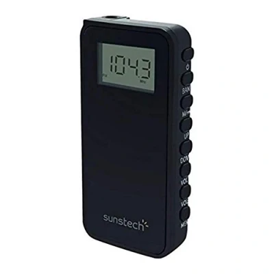 Imagen de Sunstech RPD23 Radio de Bolsillo Digital Am/FM, Color Negro