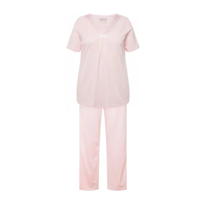 Imagen de Ulla Popken Detail Twopiece SET Pijama, Mujer, Talla: 48/50, Baby pink