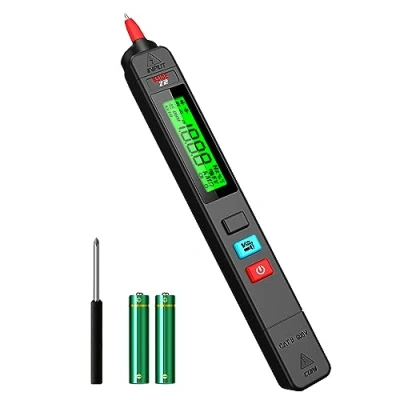 Imagen de BSIDE Z2 Detector de Electricidad Sin Contacto Bolígrafo Probador Voltaje AC 12 300V con Zumbador y Alarma Visual Medidor Fugas Electricas Unipolar Linterna Batería para Casa