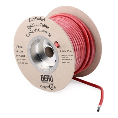 Imagen de BERU COPPER CABLE 7MMSRED Cables de Encendido Cobre, Silicona Rojo