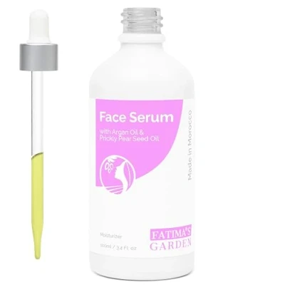 Imagen de Fatima&#039;s Garden Sérum Facial Con Aceite de Argán y Semilla Higo Chumbo, Anti edad, 100ml