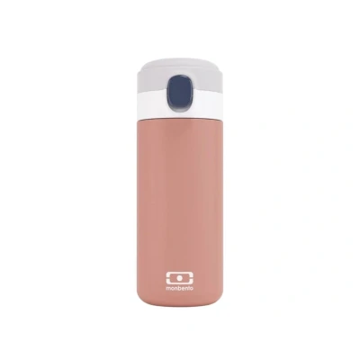 Imagen de MONBENTO Botella Termica MB Pop Rosa Moka 360ml Mantiene Bebidas Calientes/Frías hasta 12 Horas Pequeña para Niños Escuela/Parque y/o Adultos en un Bolso Sin BPA