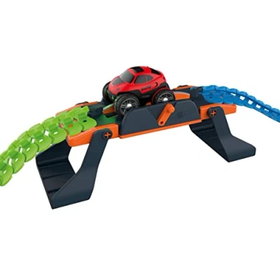 Imagen de Smoby FleXtreme Pit Stop Accesorio para Circuito de Coche Módulos Parada y Arranque Funciones Puente túnel a Partir 4 años 180916 Gris