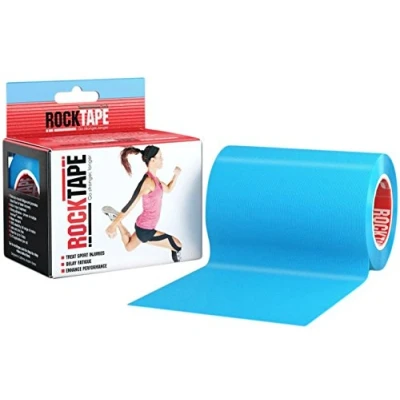 Imagen de Rocktape 10cm x 5m, Azul eléctrico Cinta de Terapia para soporte muscular y estabilidad las articulaciones